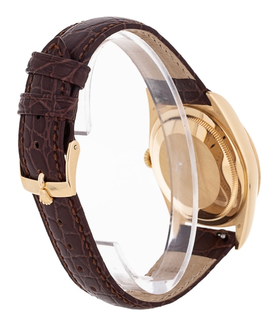 ROLEX ブラウン レザーベルト Rolex Watches with Factory Leather Straps | Everest Bands